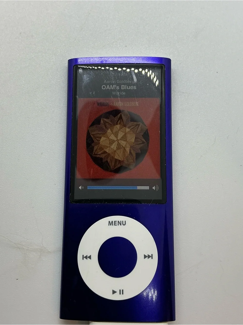 Used Vintage Purple Apple iPod Nano 5th Generation Works 8GB? 16GB?